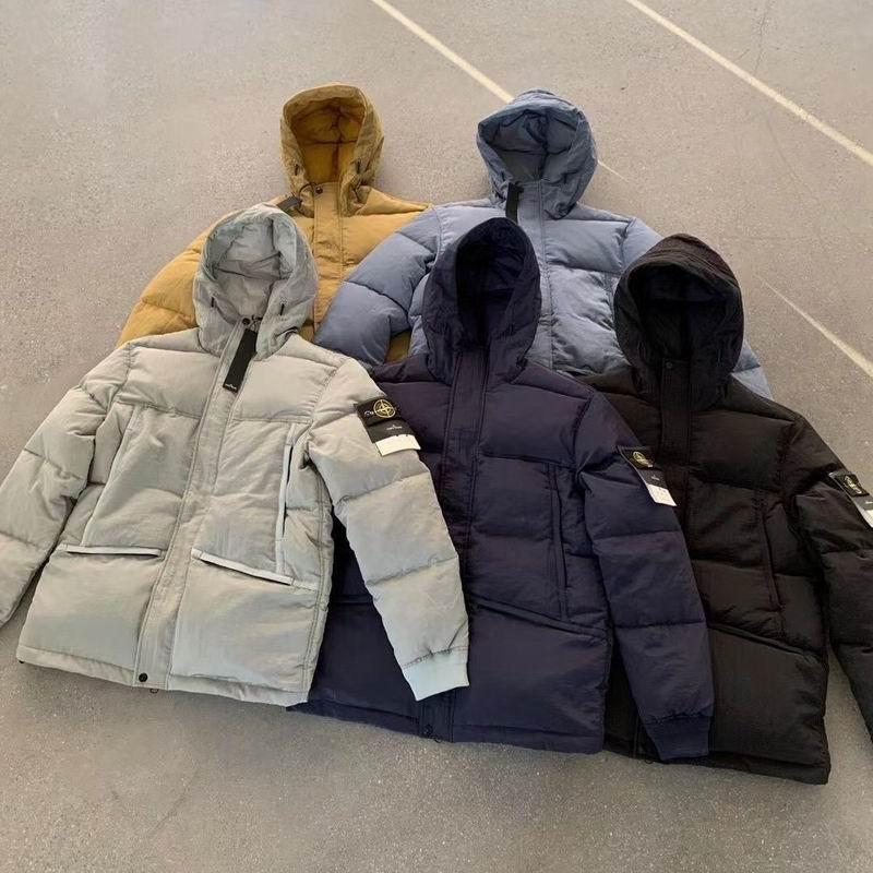 Stone Island puffer jacket Nylon metal Hooded Down Jacket 