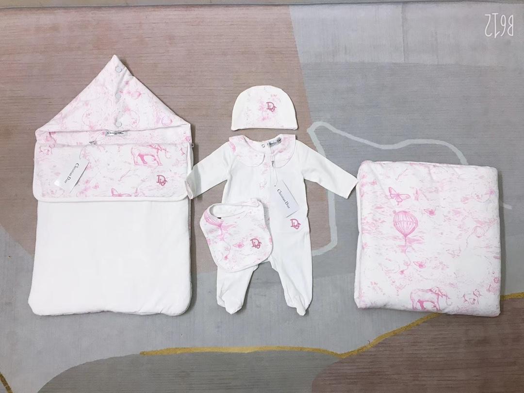 Brand Armani Baby Cotton Swaddle suit Blanket Newborn infant Bodysuit jumpsuit