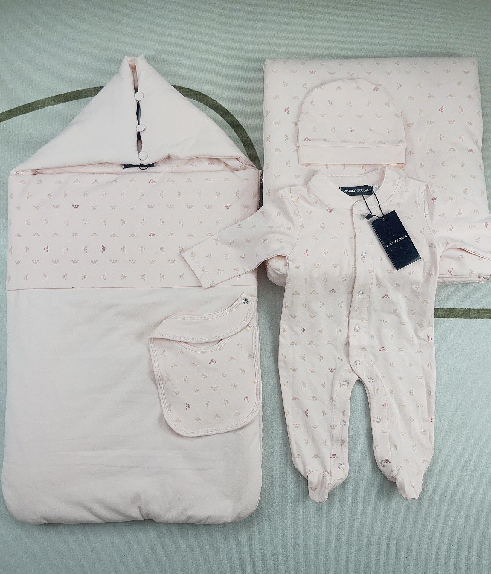 Buy Versace Cotton baby swaddle blankets suit Newborn infant Bodysuit jumpsuit