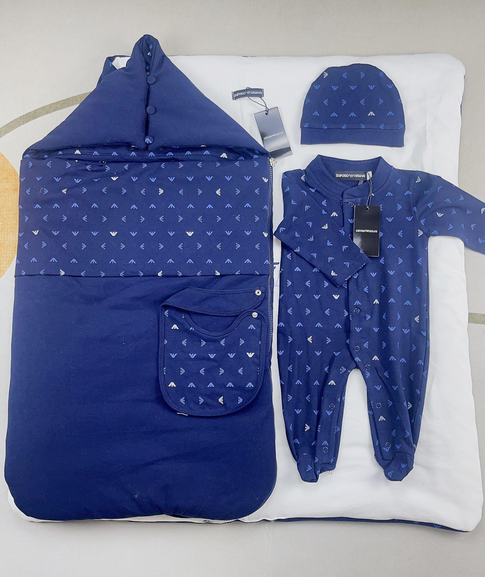 Givenchy Kids Cotton baby swaddle blankets suit Newborn infant Bodysuit jumpsuit
