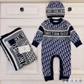 Buy Fendi Cotton baby swaddle carrier blankets Newborn infant Bodysuit jumpsuit