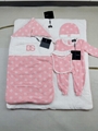       White Cotton baby swaddle carrier blanket Newborn infant Bodysuit jumpsuit 20