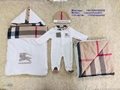 Burberry Cotton baby swaddle carrier blanket Newborn infant Bodysuit jumpsuit