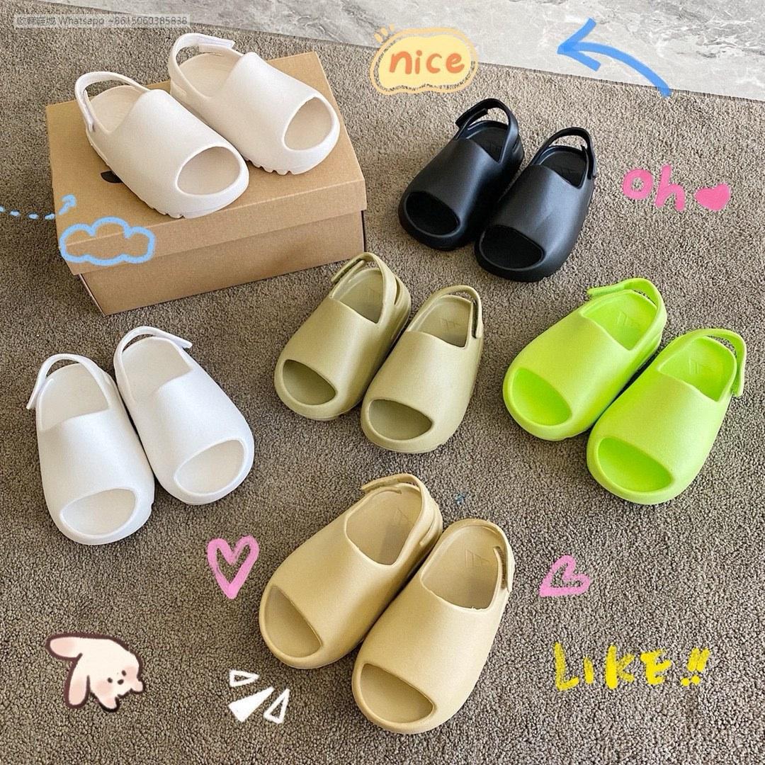 Buy Yeezy Kids Shoes adidas Slides sandals children infant baby toddler Child 