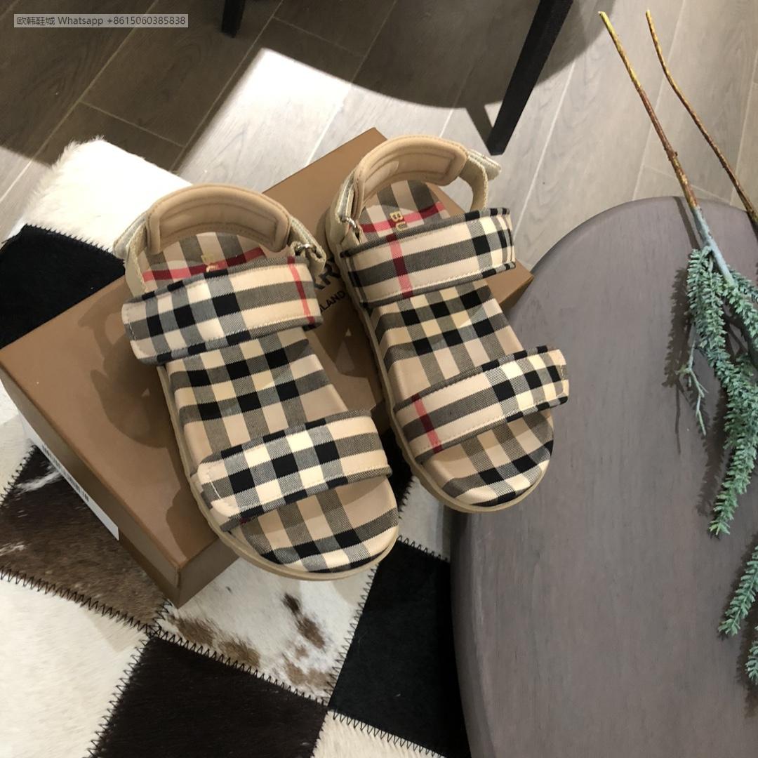Kids sandals slides burberry chanel dior children gucci infant toddler Child 