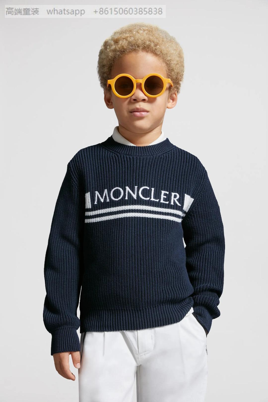 kids Moncler Enfant Wool Cashmere Logo Sweater 18- infant baby toddler children Child