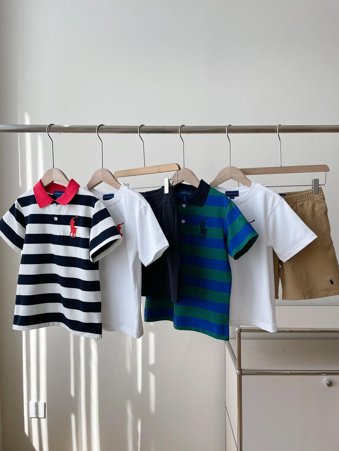 Polo Ralph Lauren T-Shirts RL Toddler Boy's Girls Youth Kids toddler children