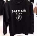 Balmain Kids Logo cotton Sweatshirt Crewneck Design Baby Toddler infant children