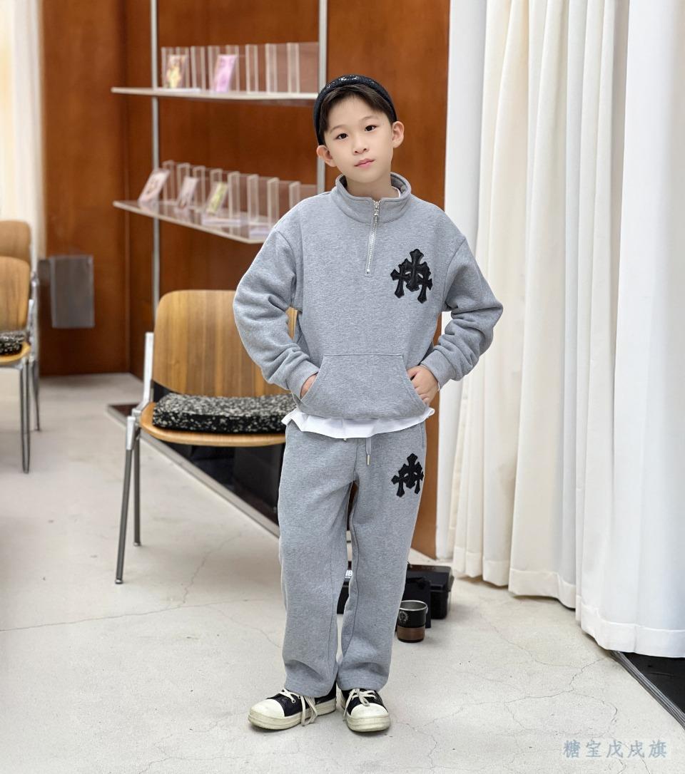 Kids Chrome Heart Tracksuit sweatshirt hoodies boy children toddler boy girls 