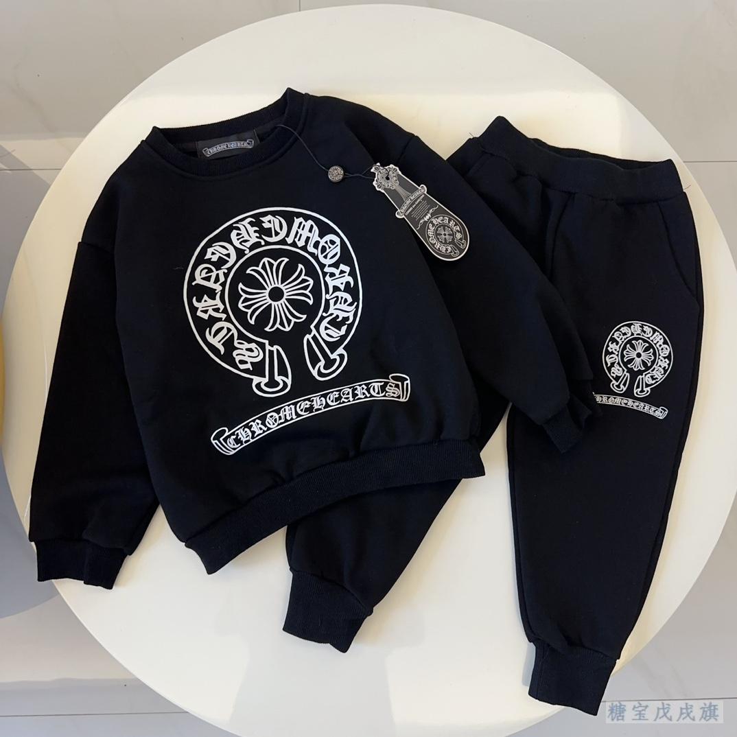 Kids Chrome Heart Tracksuit sweatshirt hoodies boy children toddler boy girls 