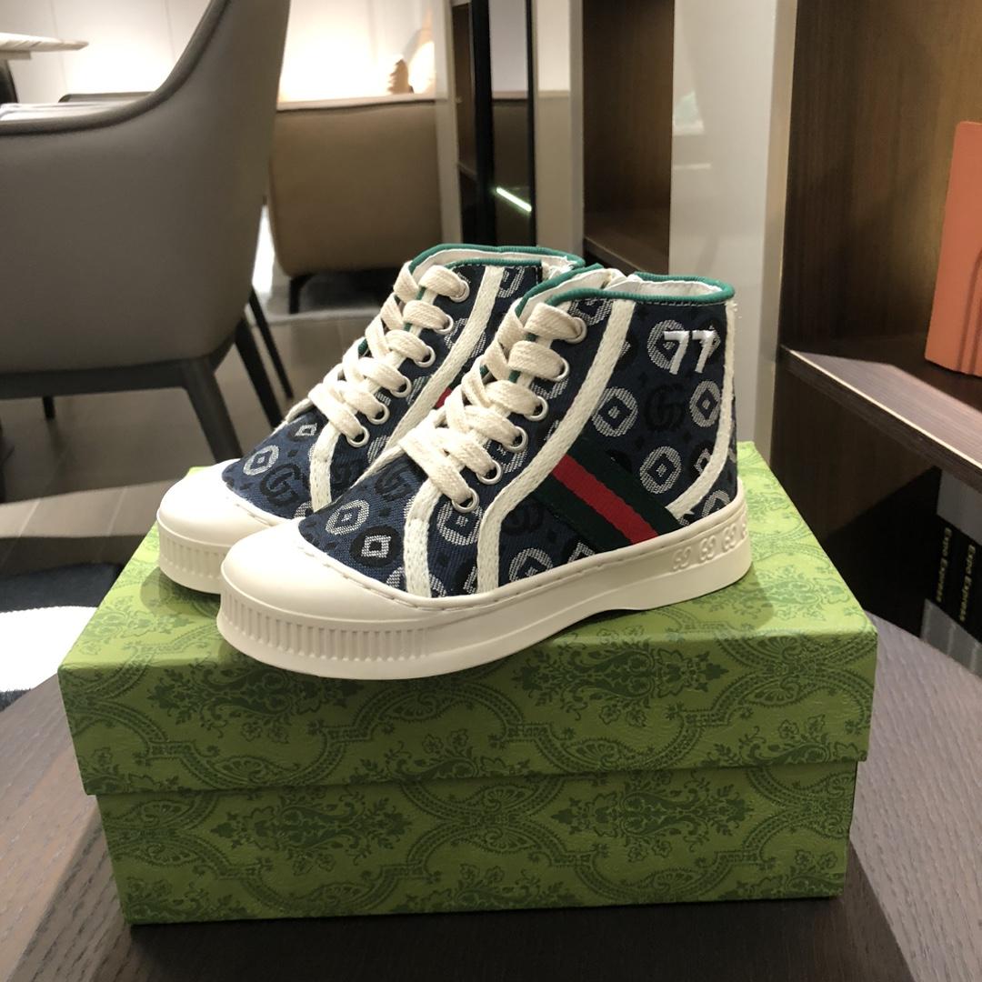 Children's GG high-top Sneaker boy girl Toddler shoes infant baby children Child