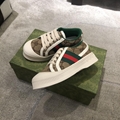 Gucci Kids pink Tennis 1977 Sneakers Toddler sport shoes infant baby children 