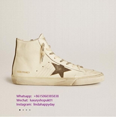 Golden Goose Deluxe Brand GGDB Francy Penstar nappa black suede star cotton heel
