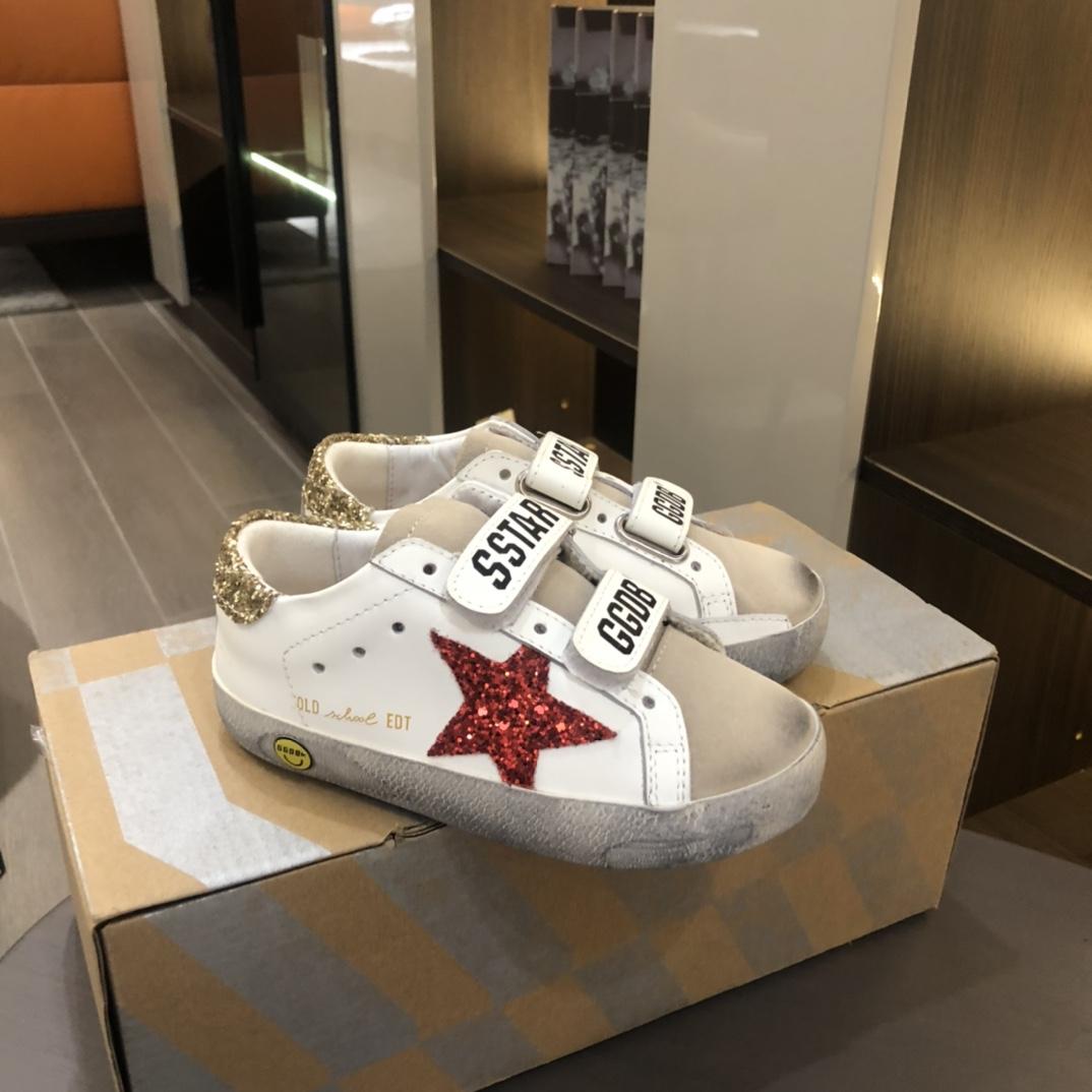 Shop Golden Goose Kids Super-Star sneakers infant baby toddler children Child 