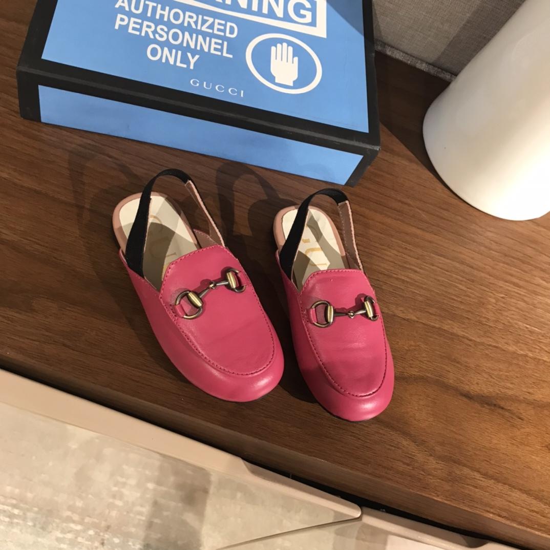 Kids Shoes Gucci Slipper Princetown Canvas infant baby toddler children Child