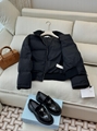 Celine CROPPED TRIOMPHE Celine Down Jacket LIGHTWEIGHT NYLON Womens coat ladies