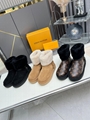 louis vuitton snug shearling Monogram suede Aspen Chelsea chunky Ankle Boot LV