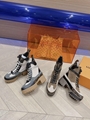 Louis Vuitton Suede LV Logo Embossed Laureate Platform Desert Boots Ankle boot 