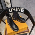 Louis Vuitton LV Beaubourg Ankle Boot Monogram chunky Chelsea boots women shoes 