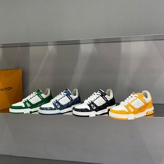                   rainer Sneaker Monogram denim Virgil Abloh basketball sneakers