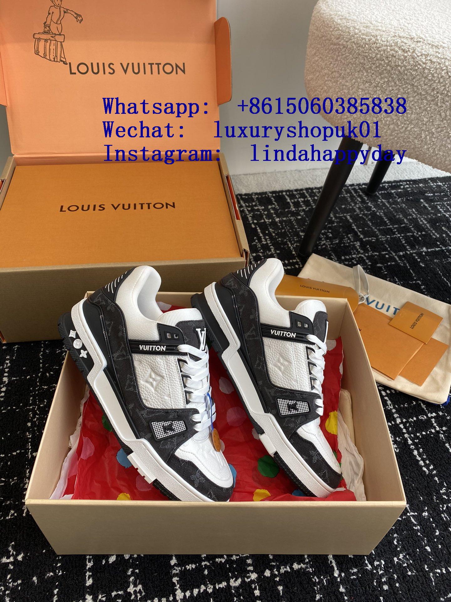 Louis vuitton LV Trainer Sneaker Monogram Virgil Abloh basketball Skate Sneakers designer shoes