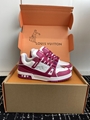 LV Trainer Men's Luxury Fashion Sneakers Virgil Abloh Monogram basketball Skate