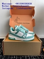 Blue denim shoes Louis vuitton Virgil Abloh LV Trainer Sneakers Monogram Sneaker