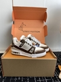 Blue denim shoes Louis vuitton Virgil Abloh LV Trainer Sneakers Monogram Sneaker