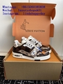 All White LV Louis Vuitton Trainers Designer Luxury Sneakers Virgil Abloh shoes