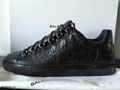 Balenciaga Arena Leather Low Sneaker White Fashion Leather Shoes