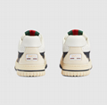       Men's       Re-Web sneaker Beige and white GG         canvas Shoes 6
