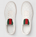       Men's       Re-Web sneaker Beige and white GG         canvas Shoes 2