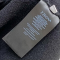 Zegna stripe-detail crew neck Wool Jumper 