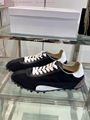 Maison Margiela Leather lace-up Trainers  Men MM6 Margiela Sprinters Low Antique