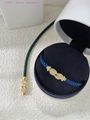 Fred Paris Chance Infinie bracelet 18k yellow gold and diamonds large model blue