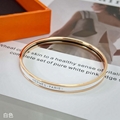 Hermes enamel thin bracelet Fashion Hermes Uni bangle