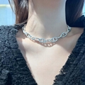        Sterling Silver Chaine d'Ancre Medium Link Toggle Necklace 8