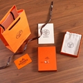 Hermes Chaine dAncle Enchene Earrings Silver Stud Earrings