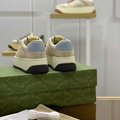 Gucci Screener GG Leather trimmed canvas sneakers
