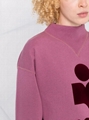 Isabel Marant moby logo cotton-blend sweatshirt