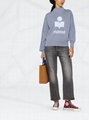 Isabel Marant moby logo cotton-blend sweatshirt