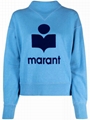 Isabel Marant moby logo cotton-blend