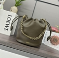Loewe Flamenco Purse Bucket in mellow nappa lambskin Loewe Shoulder bags   