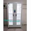 Medical single door stainless steel soft endoscope storage cabinet 