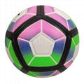 Colored 3.5mm PU Soccer ball Football Offical Size 5