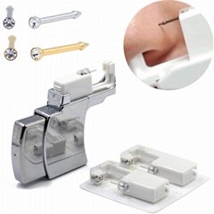 Disposable Safe Sterile Piercing Unit For Nose Studs Piercing Gun Tool Machine 