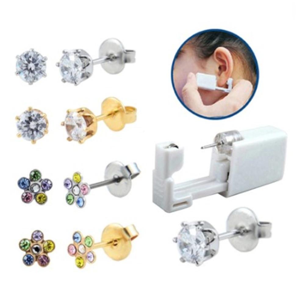 Disposable Sterile Ear Piercing Unit Cartilage Tragus Helix Piercing Gun NO PAIN 2