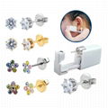 Disposable Sterile Ear Piercing Unit Cartilage Tragus Helix Piercing Gun NO PAIN