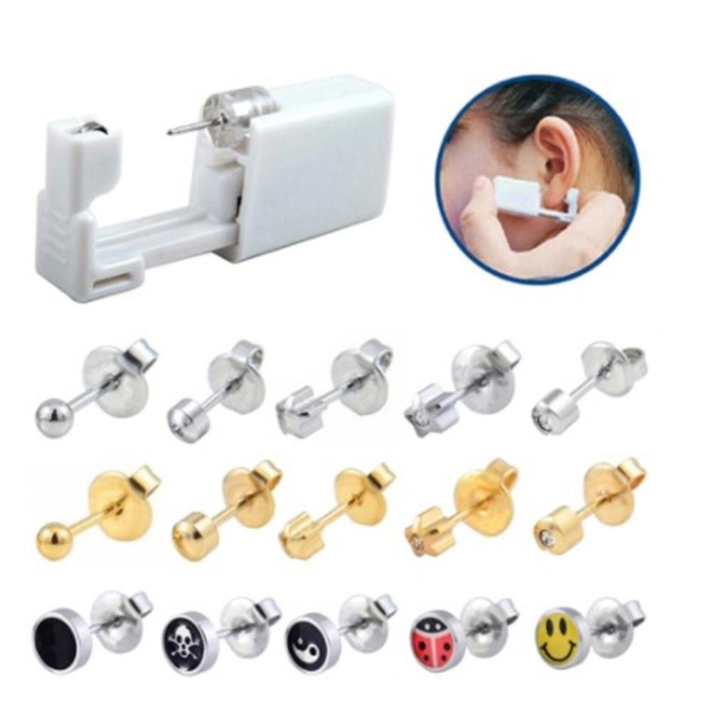 Disposable Sterile Ear Piercing Unit Cartilage Tragus Helix Piercing Gun NO PAIN 3