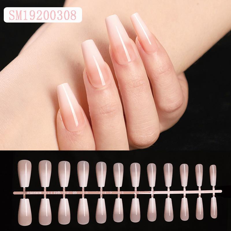 False Nail French Fake Nails Detachable tips Nail Extension Manicure Art  3